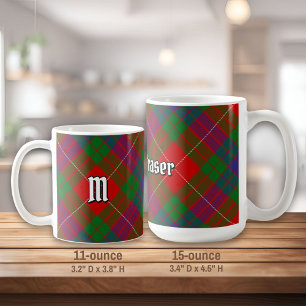 Clan Fraser Tartan Coffee Mok