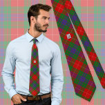 Clan Fraser Tartan Cravate<br><div class="desc">Tartan traditionnel Clan Fraser aux couleurs modernes. monogramme personnalisé.</div>