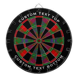 Clan Fraser Tartan Dart Board Dartbord