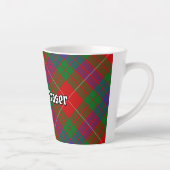 Clan Fraser Tartan Latte Mug (Droite)