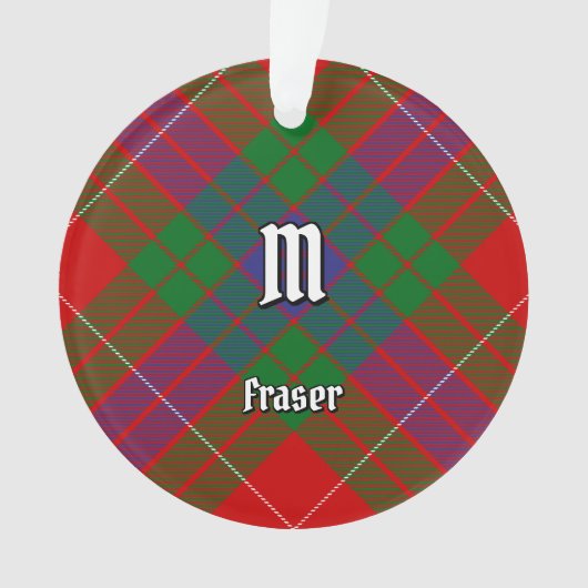 Clan Fraser Tartan Orament (devant)
