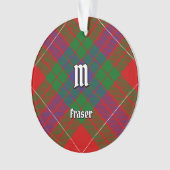 Clan Fraser Tartan Ornament (voorkant)