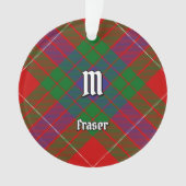 Clan Fraser Tartan Ornament (voorkant)