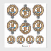 Clan Fraser van de Reeks van de Sticker van Lovat (Vel)