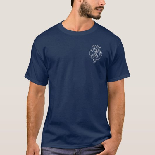 Clan Fraser van Lovat Crest T-Shirt (Voorkant)