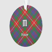 Clan Fraser van Lovat Tartan Ornament (voorkant)