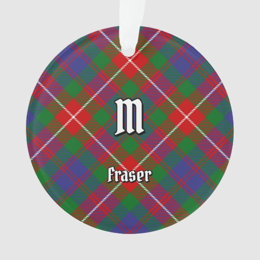 Clan Fraser van Lovat Tartan Ornament (voorkant)