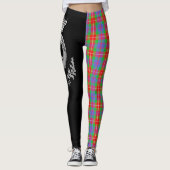 Clan Fraser Wapen & Tartan Leggings (Voorkant)