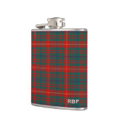 Clan Fulton Tartan Monogrammed Heupfles (Links)