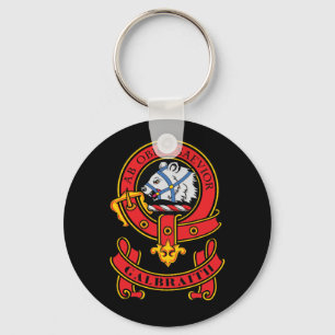 Clan Galbraith Button Sleutelhanger