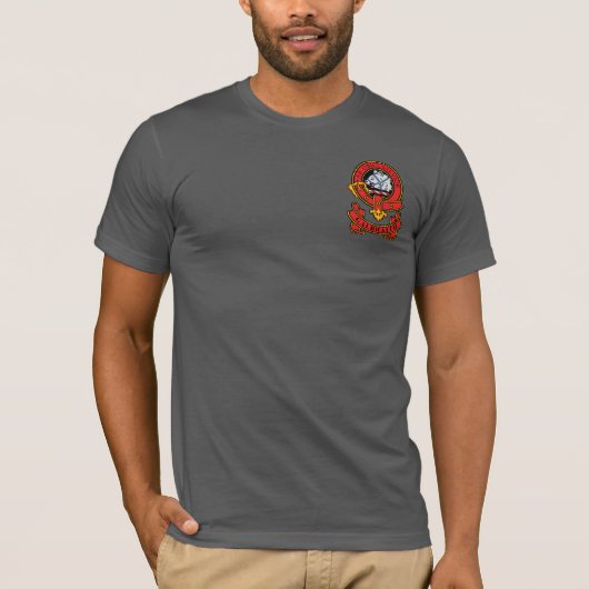 Clan Galbraith Mannen T-shirts met Crest (Voorkant)