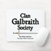 Clan Galbraith Society Muismat (Met muis)