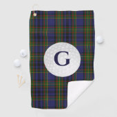Clan Gillies Tartan Tartan Plaid Serviette de golf (En situation)