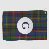 Clan Gillies Tartan Tartan Plaid Serviette de golf (Horizontal)