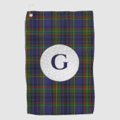 Clan Gillies Tartan Tartan Plaid Serviette de golf (Devant)