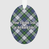 Clan Gordon Crest sur la robe Tartan Orament (dos)