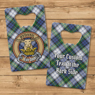 Clan Gordon Crest sur le tatan de robe