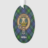 Clan Gordon Crest sur l'ornement du Tartan (devant)