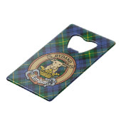 Clan Gordon Crest sur Tartan (Devant Angle)