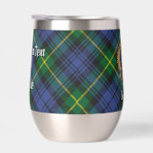 Clan Gordon Crest sur Tartan (Droite)