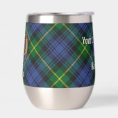Clan Gordon Crest sur Tartan (Gauche)