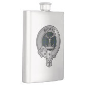 Clan Gordon Crest & Tartan Flacon (Rechts)