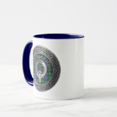 Clan Gordon Crest & Tartan Mug (Devant gauche)