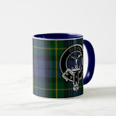 Clan Gordon Crest & Tartan Mug (Devant droit)