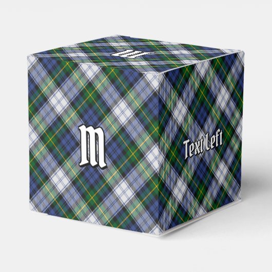 Clan Gordon Dress Tartan Favor Box Bedankdoosjes (Achterkant)