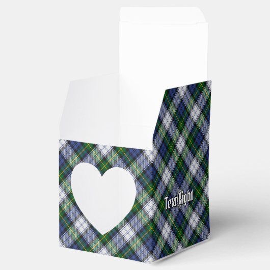Clan Gordon Dress Tartan Favor Box Bedankdoosjes (Geopend)