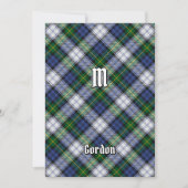 Clan Gordon Dress Tartan Invitation (Devant)