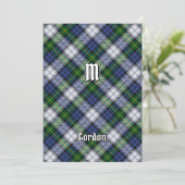 Clan Gordon Dress Tartan Invitation (Debout devant)