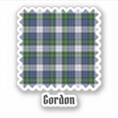 Clan Gordon Dress Tartan Sticker (Voorkant)