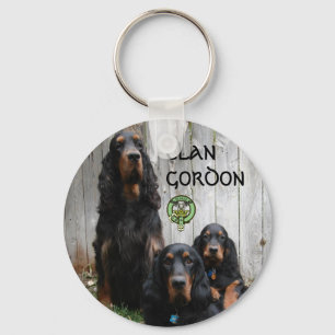 CLAN GORDON, Gordon Setter-sleutelhanger Sleutelhanger