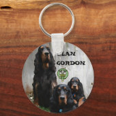 CLAN GORDON, Gordon Setter-Sleutelhanger Sleutelhanger (Voorkant)