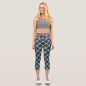 Clan Gordon habille Tartan Capri Leggings (Recto)