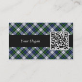 Clan Gordon habit Carte de visite Tartan (Dos)