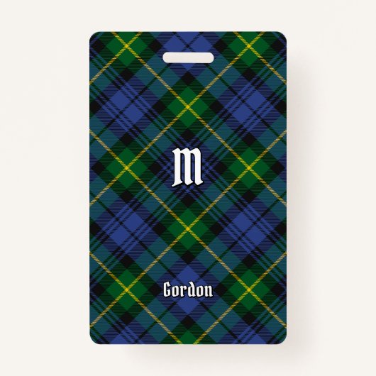 Clan Gordon Tartan Badge (Voorkant)