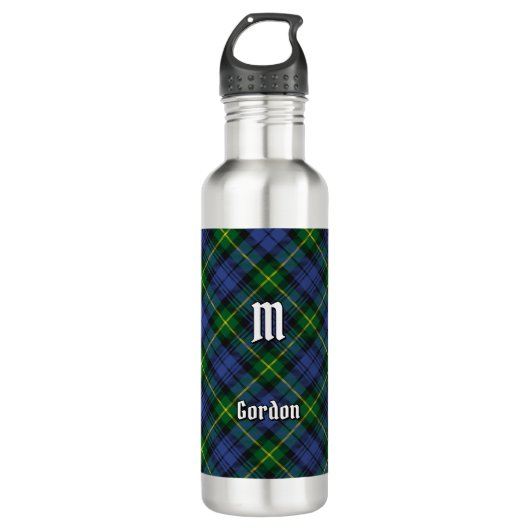 Clan Gordon Tartan Bouteille en acier inoxydable (Devant)