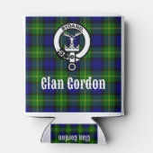 Clan Gordon Tartan Crest Blikjeskoeler (Achterkant)