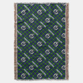 Clan Gordon Tartan Crest Deken (Voorkant Verticaal)