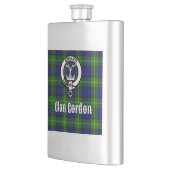Clan Gordon Tartan Crest Flacon (Links)