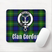 Clan Gordon Tartan Crest Muismat (Met muis)