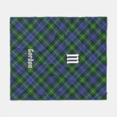 Clan Gordon Tartan Fleece Blanket (Voorkant (Horizontaal))