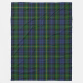 Clan Gordon Tartan Fleece Blanket (Voorkant)