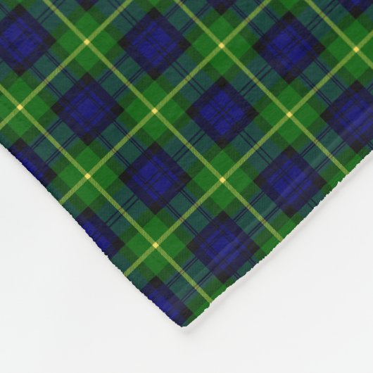 Clan Gordon Tartan Fleece Deken (Hoek)