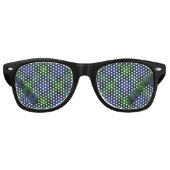 Clan Gordon Tartan Lunettes de soleil rétro (Devant)