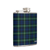 Clan Gordon Tartan Monogrammed Heupfles (Rechts)