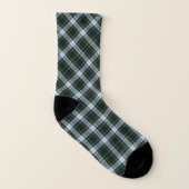 Clan Gordon Tartan Plaid Motif blanc vert (Gauche intérieur)