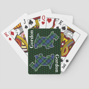 Clan Gordon Tartan Schotse Terrier Editie Pokerkaarten
